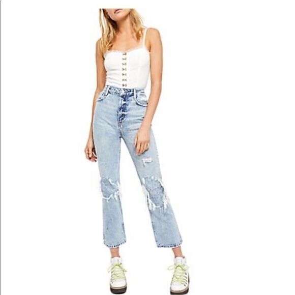 Free People | We The Free My Own Lane Jeans | 28 - Picture 4 of 8